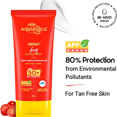Detan+ Dewy Sunscreen